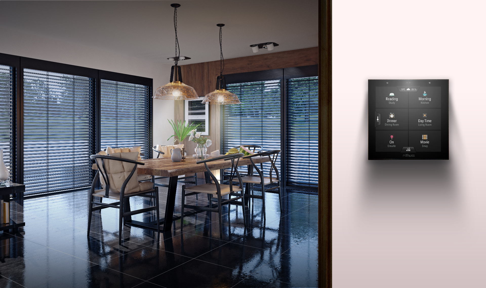 Scene Control Panel Smart Home Automation Bahrain | Living Solutions — ACUZON